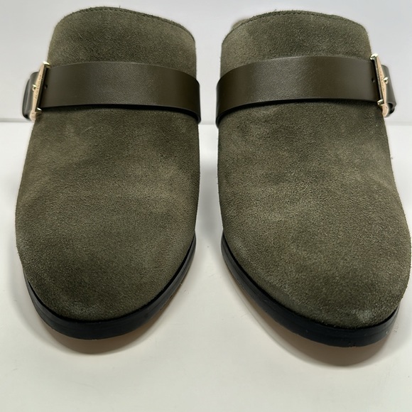 NIB Michael Kors Kara Mule Sz 9, Olive - Picture 4 of 12